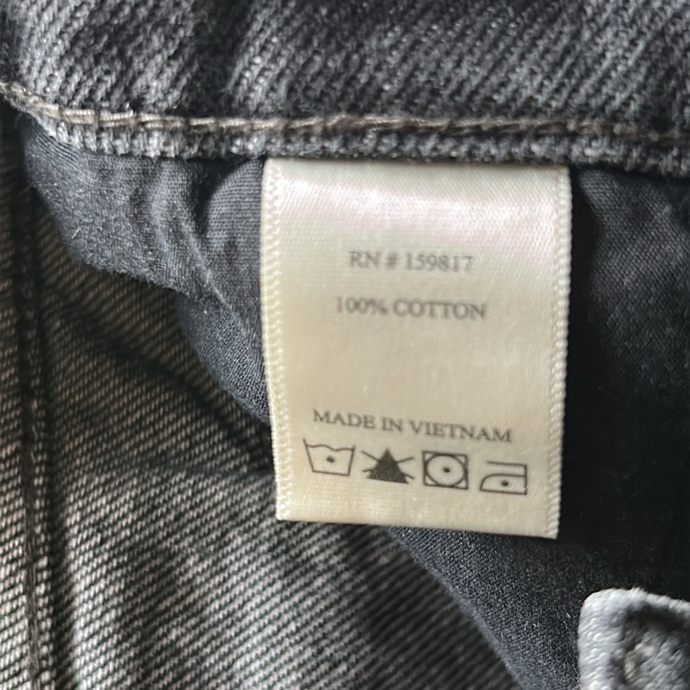 Altar'd State Black Denim Overlay Skort NWT - Picture 10 of 11